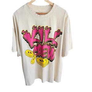 Kill Crew HAPPY PILLS T-SHIRT Porrada Los Angeles Shirt Mens XXL